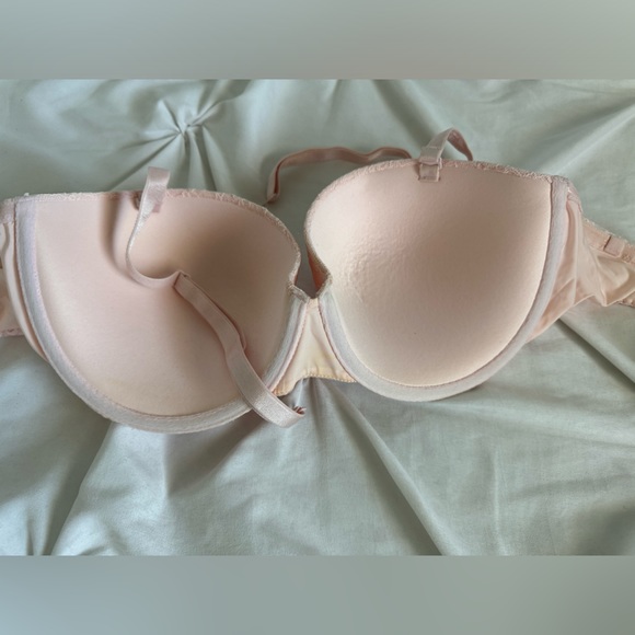 Pink lace padded multiway removable straps, Victoria’s Secret bra 34DD - Picture 3 of 4